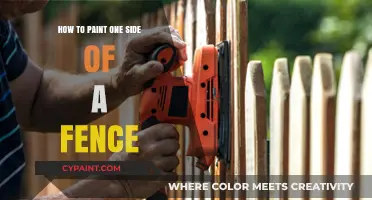 Mastering Fence Painting: Tips for Perfectly Coating One Side