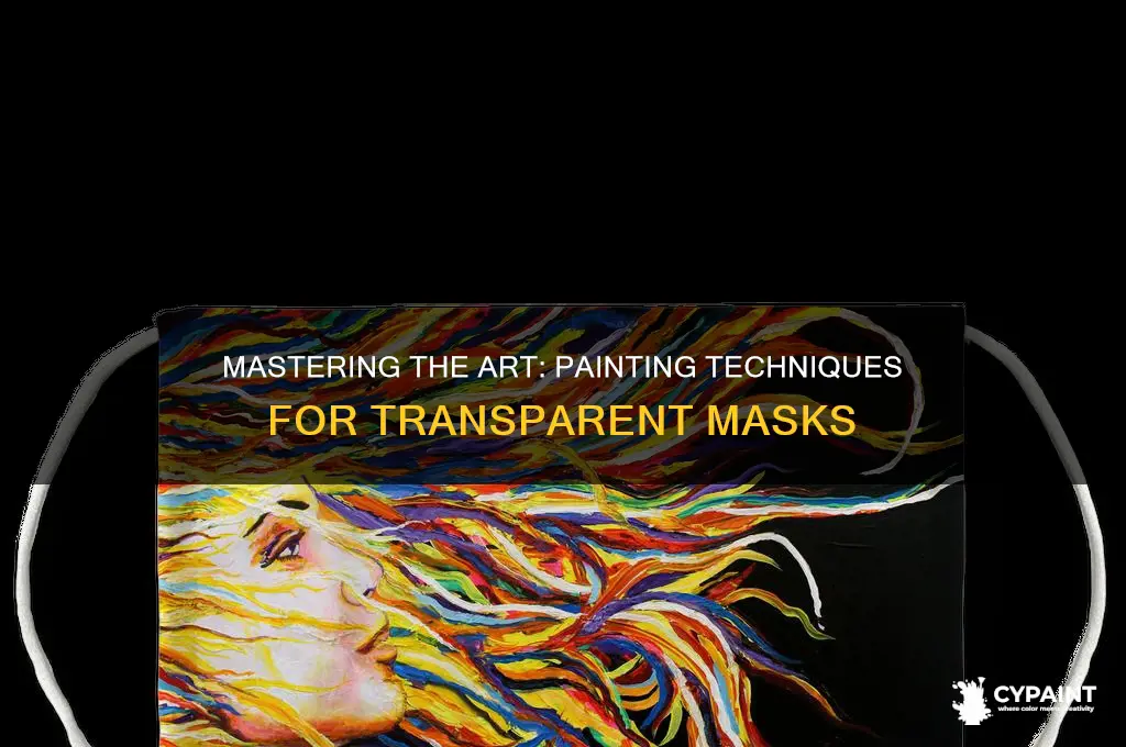 how to paint onto a see theough mask