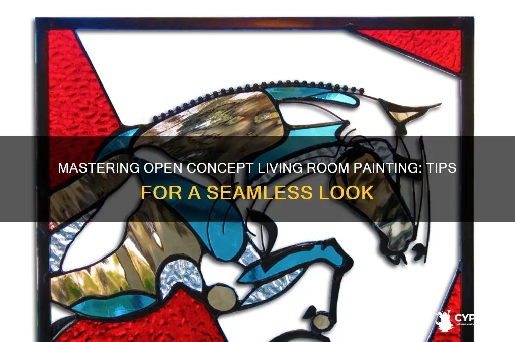 how to paint open concept living room