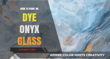 Mastering Onyx Glass Art: Techniques for Painting and Dyeing