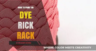 Creative Rick Rack Makeover: Easy Painting and Dyeing Techniques