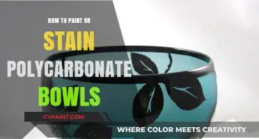 Mastering Polycarbonate Bowl Painting and Staining Techniques for DIY Enthusiasts