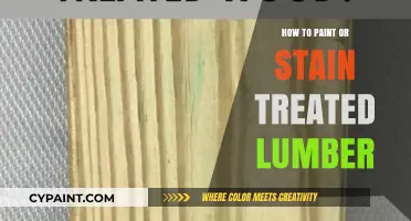 Mastering the Art of Painting or Staining Treated Lumber: A Guide