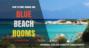 Vibrant Coastal Retreat: Painting Orange and Blue Beach-Themed Rooms