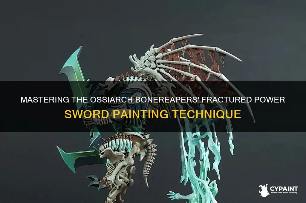 how to paint ossiarch bonereapers fractured power sword