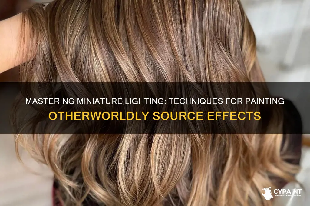 how to paint other source lighting on miniatures