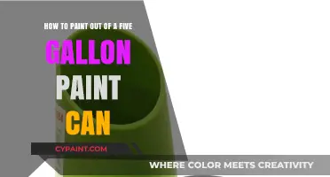 Mastering the Art: Efficiently Painting from a Five-Gallon Can