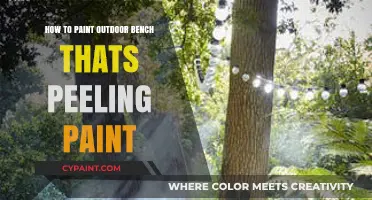 Revive Your Peeling Outdoor Bench: A Step-by-Step Painting Guide