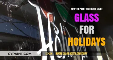 Festive Outdoor Lighting: Painting Glass for Holiday Glow