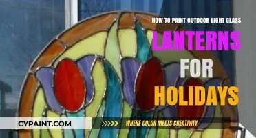 Festive Lanterns: Painting Glass for the Holidays