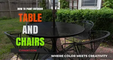 Revamp Your Patio: Easy Steps to Paint Outdoor Table and Chairs