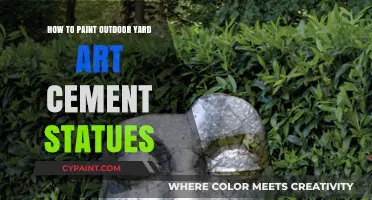 Creative Tips for Painting Durable Outdoor Cement Yard Art Statues