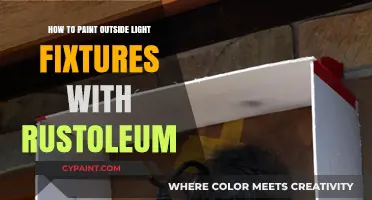 Revamp Outdoor Lighting: Painting Exterior Fixtures with Rustoleum Guide