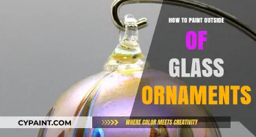 Creative Tips for Painting the Exterior of Glass Ornaments