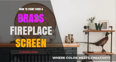 Revamp Your Brass Fireplace Screen: A Step-by-Step Painting Guide