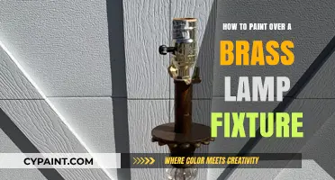 Transform Your Brass Lamp: Easy Steps to Paint Over Metal Fixtures