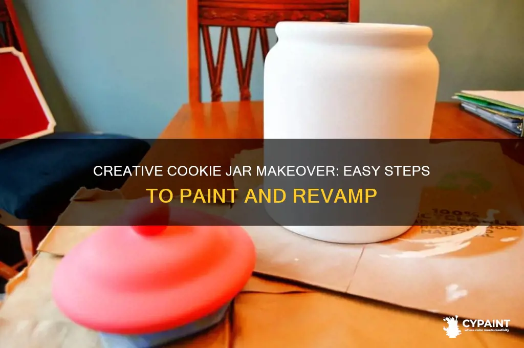 how to paint over a cookie jar