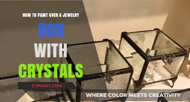 Transforming a Jewelry Box: Painting Over Crystals