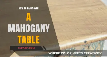 Transform Your Mahogany Table: Easy Steps to Paint Over Wood