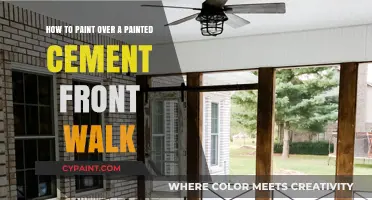 Transform Your Cement Walk: Paint Over with Ease