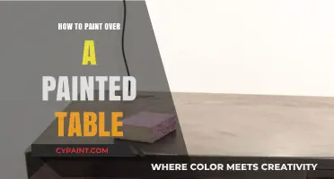 Revamp Your Painted Table: Easy Steps to Paint Over Existing Finish