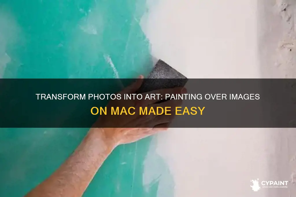 how to paint over a photo on mac