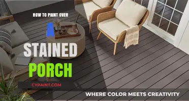 Revive Your Porch: Painting Over Stains for a Fresh Look