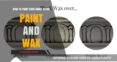 Refreshing Annie Sloan Paint: Wax and Paint Over