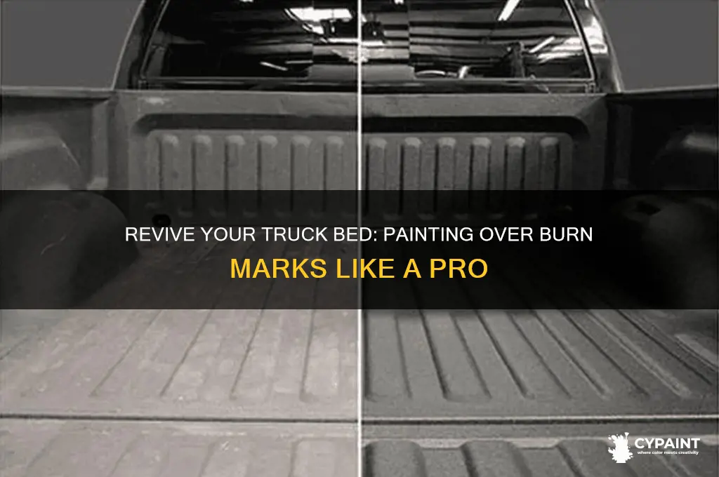 how to paint over burnt truck bed