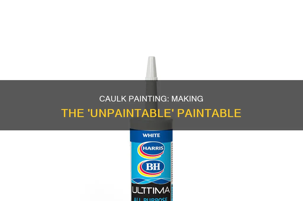 how to paint over caulk that is not paintable