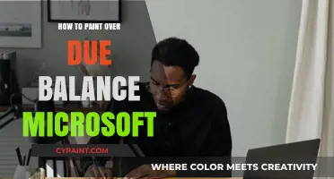 How to Paint Over Due Balance in Microsoft Excel: A Step-by-Step Guide