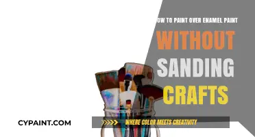 Quick Enamel Paint Cover-Up: No Sanding Required