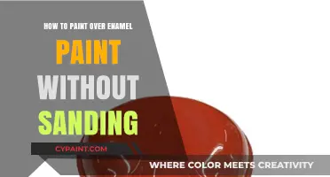 Skip the Sanding: Painting Over Enamel Paint Made Easy
