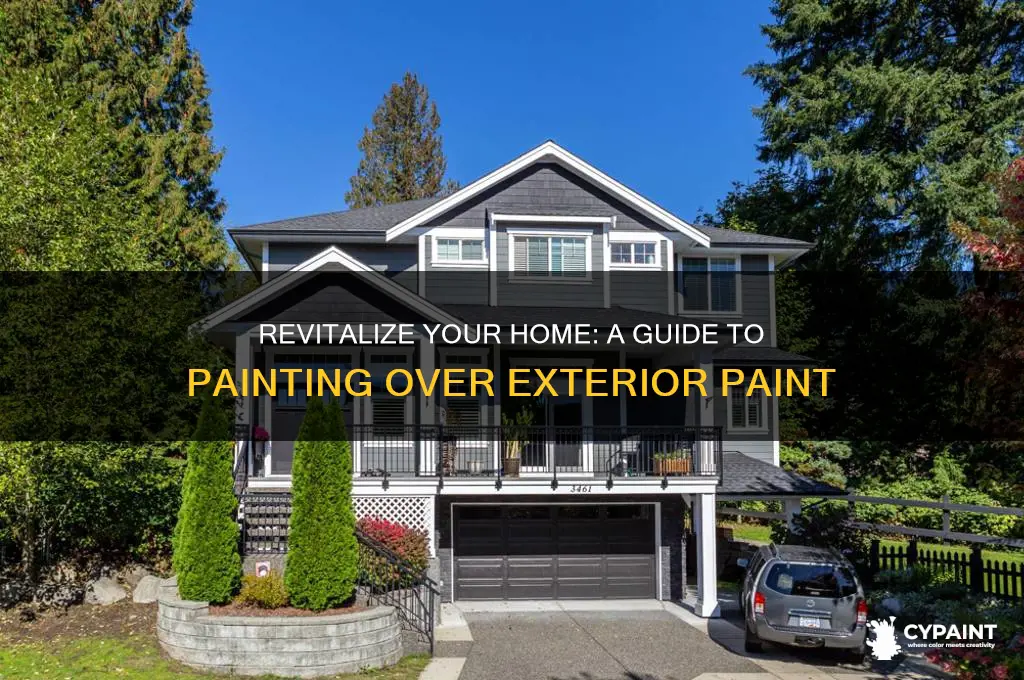 how to paint over existing exterior paint