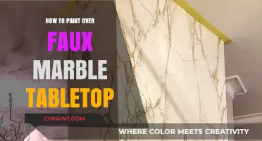 Revamp Your Faux Marble Tabletop: Easy Painting Tips and Tricks