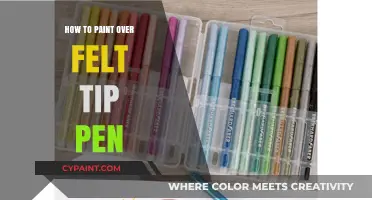 Effortlessly Cover Felt Tip Pen Marks: A Step-by-Step Painting Guide