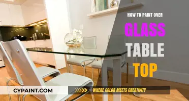 Transform Your Glass Table Top: Easy Painting Techniques for a Fresh Look