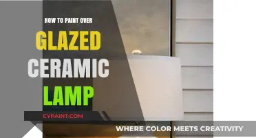 Revamp Your Glazed Ceramic Lamp: Easy Painting Techniques for a Fresh Look