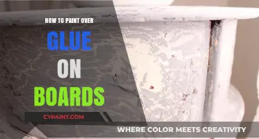 Painting Over Glue: A Step-by-Step Guide for Smooth Board Finishes