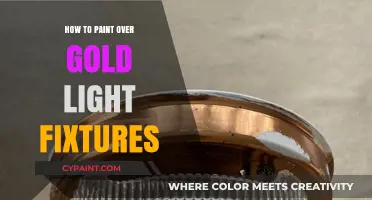 Transform Your Space: Painting Over Gold Light Fixtures Made Easy
