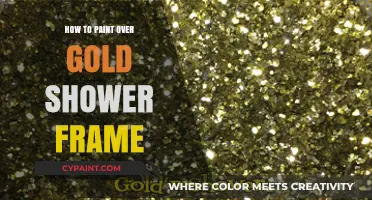 Transform Your Bathroom: Painting Over a Gold Shower Frame Easily