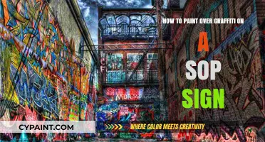 Quickly Covering Graffiti: Painting Over Vandalism on SOP Signs