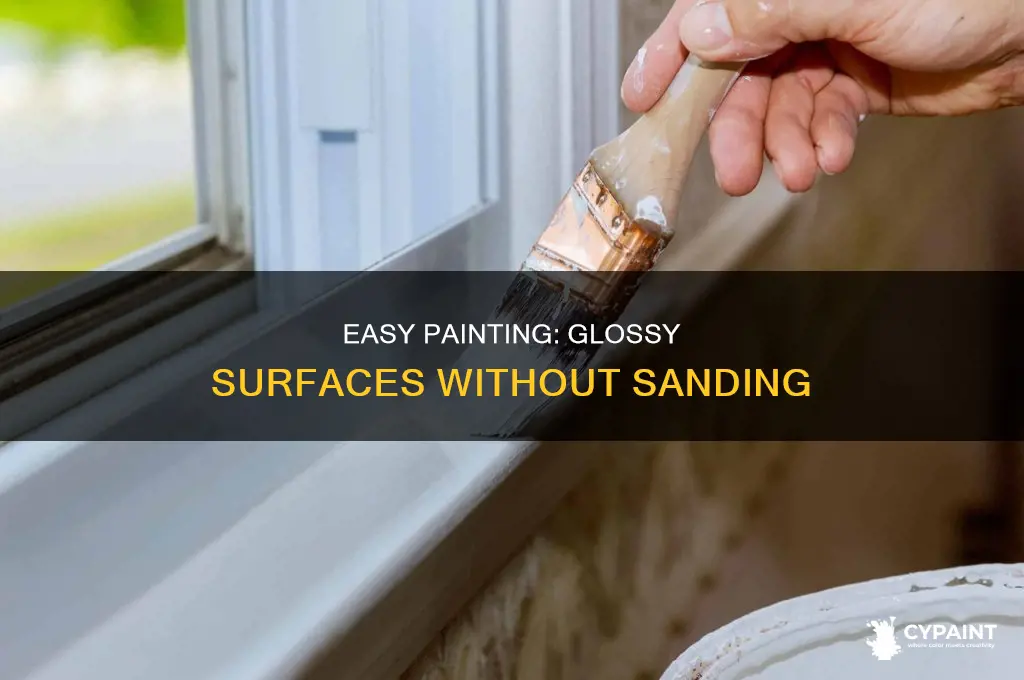 How To Paint Over Gloss Paint