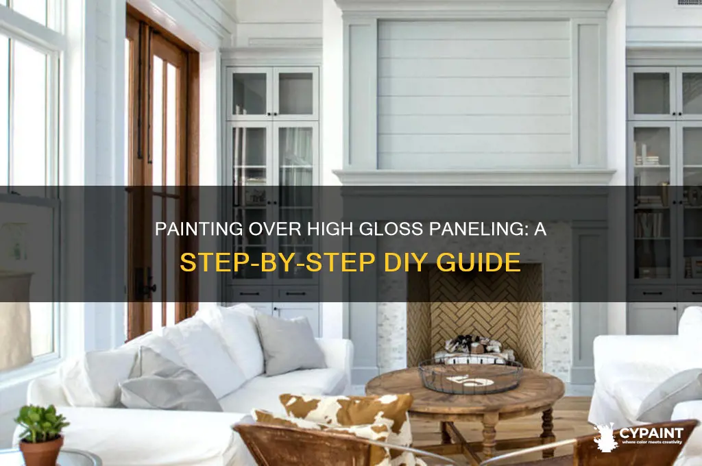 how to paint over high gloss paneling trackid sp-006