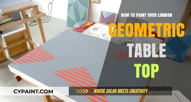 Revamp Your Linmon Table: Easy Steps to Paint Geometric Tops