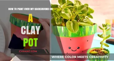 Transform Your Clay Pot: Easy Steps to Paint Over Background