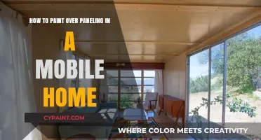 Transforming Mobile Home Paneling with Paint