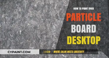 Revamp Your Workspace: Painting Over Particle Board Desktops Made Easy
