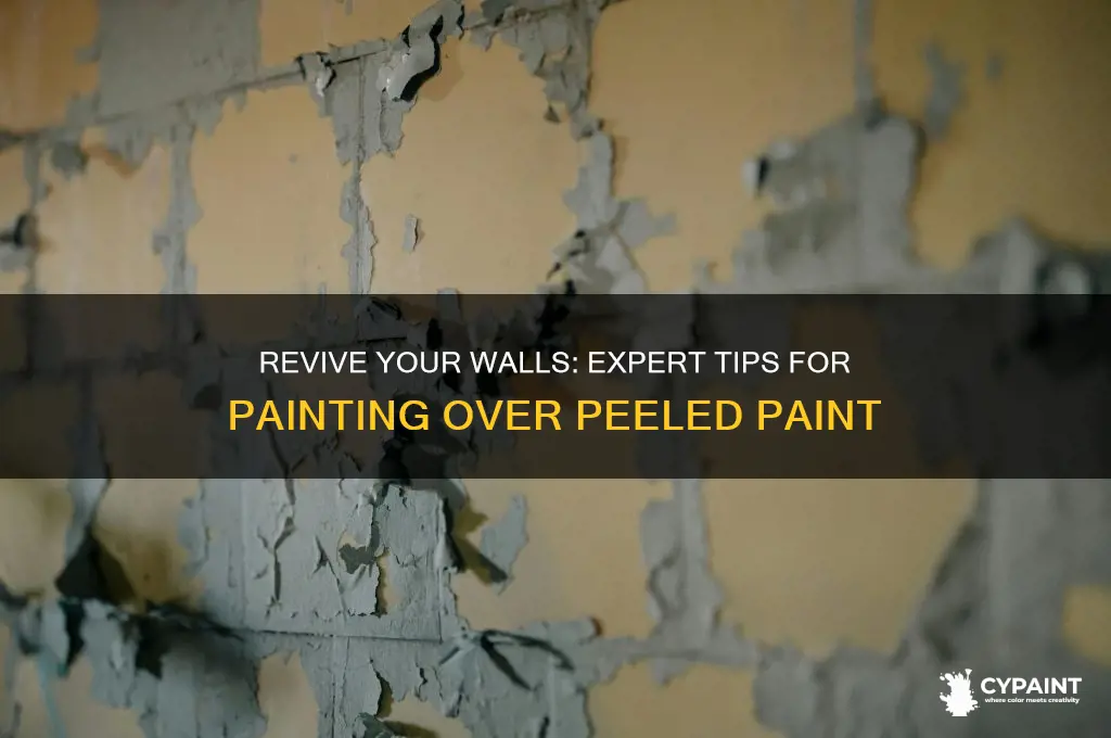 how to paint over peeled off paint
