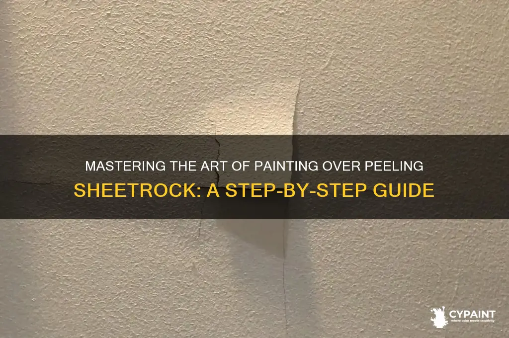how to paint over perling sheet rock